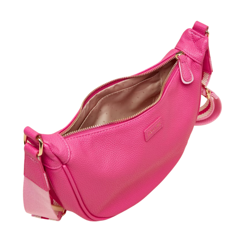 Joules Jade Half Moon Adjustable Cross Body Bag - Pink-3