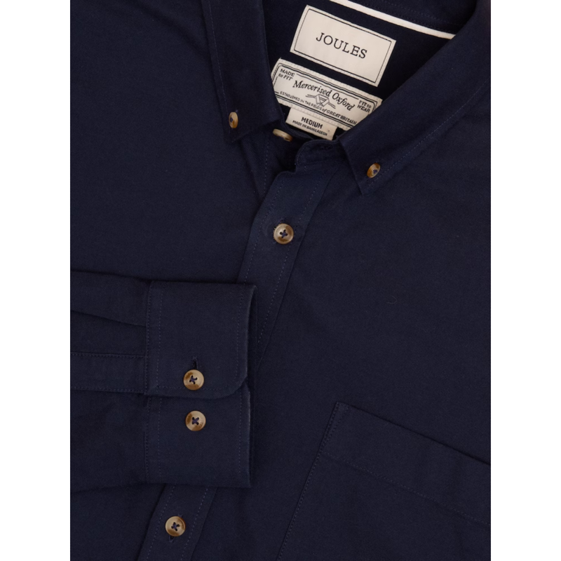 Joules Mens' Oxford Classic Fit Shirt - Navy Blue-5