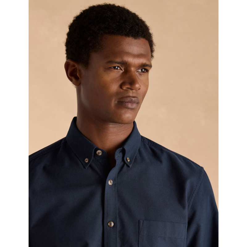 Joules Mens' Oxford Classic Fit Shirt - Navy Blue-3