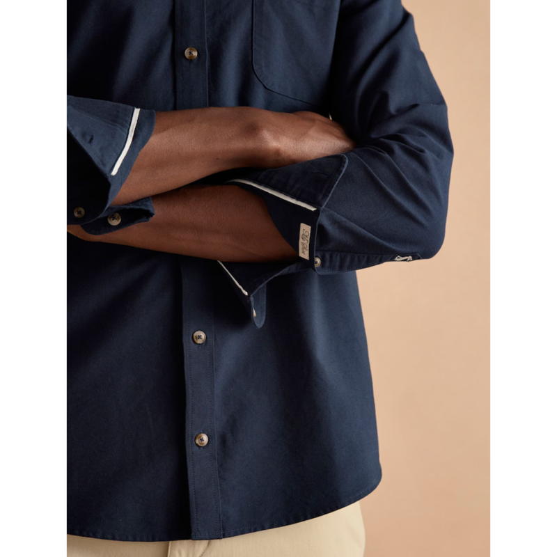 Joules Mens' Oxford Classic Fit Shirt - Navy Blue-4
