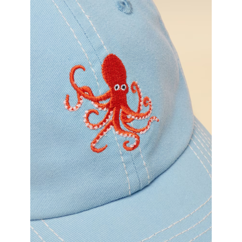 Joules Boys' Daley Baseball Cap - Blue Octopus-2