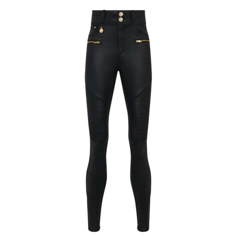 Holland Cooper Biker Jean - Washed Black-3