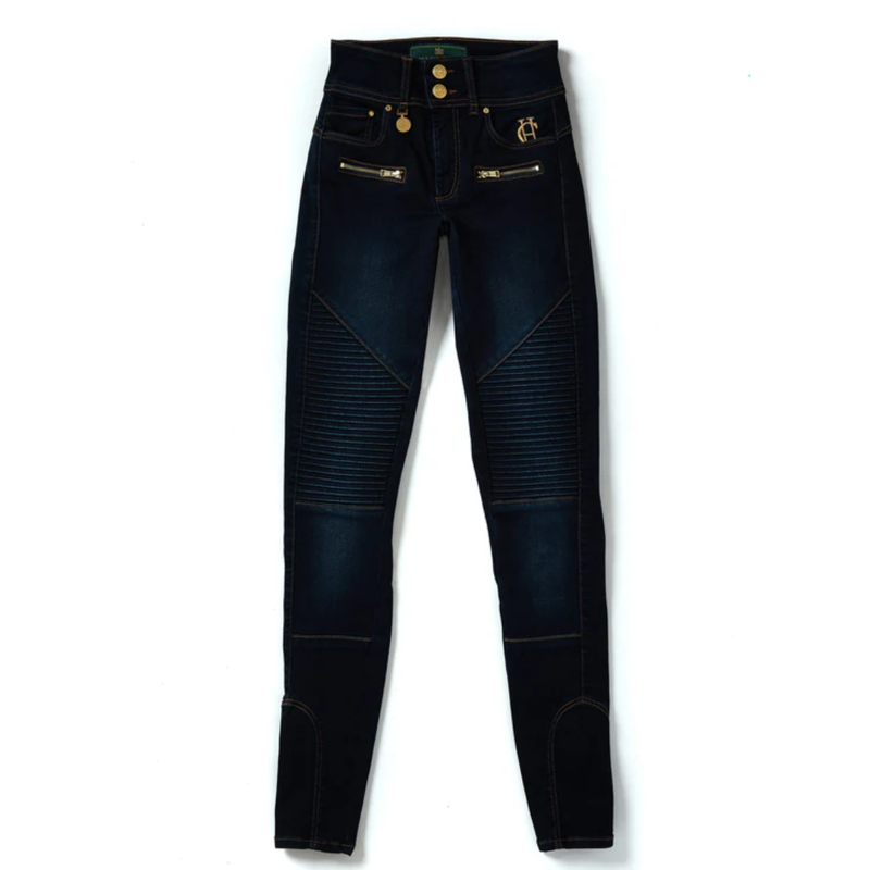 Holland Cooper Biker Jean - Deep Indigo-4