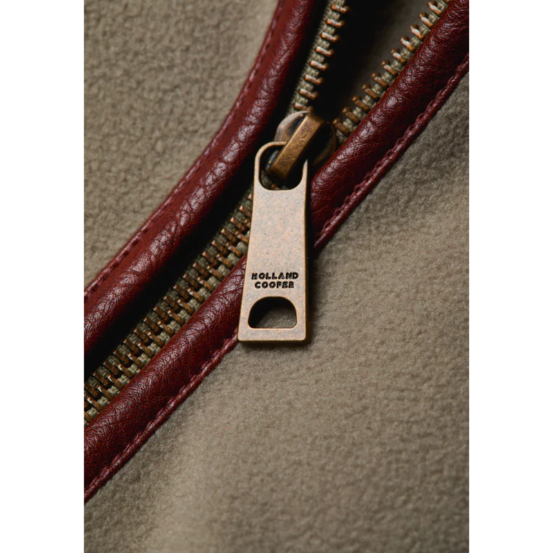 Holland Cooper Country Longline Fleece - Sage-5