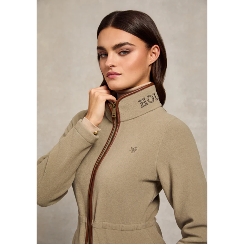 Holland Cooper Country Longline Fleece - Sage-1