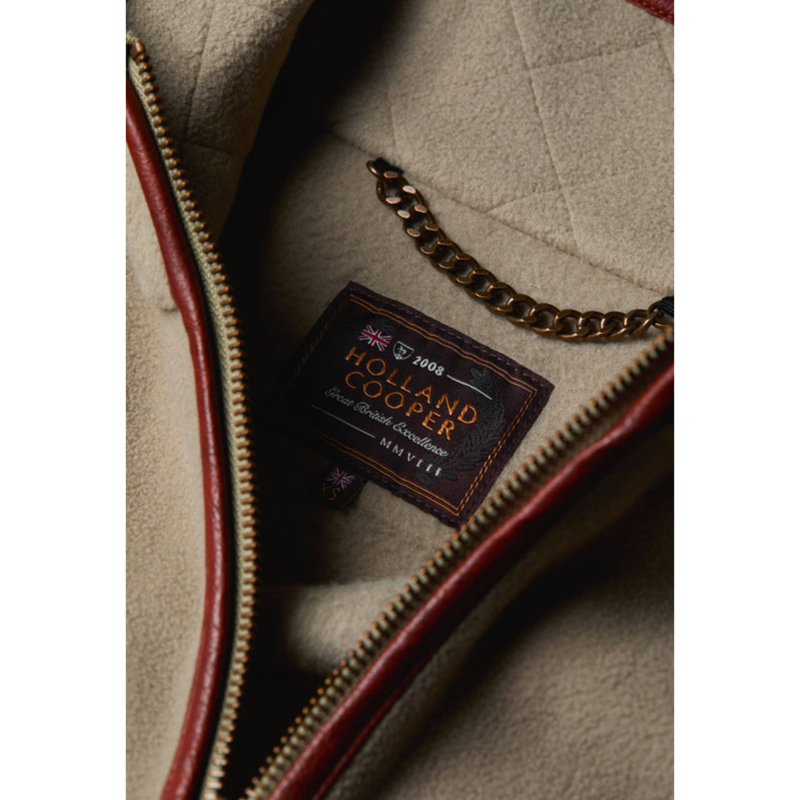 Holland Cooper Country Longline Fleece - Sage-7