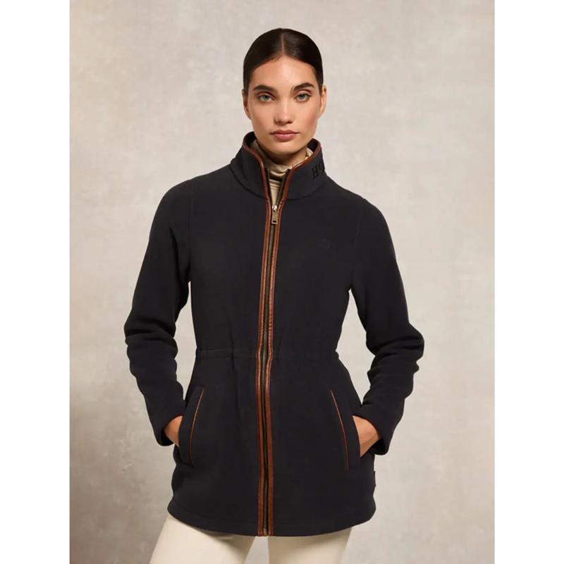 Holland Cooper Country Longline Fleece - Ink Navy-1