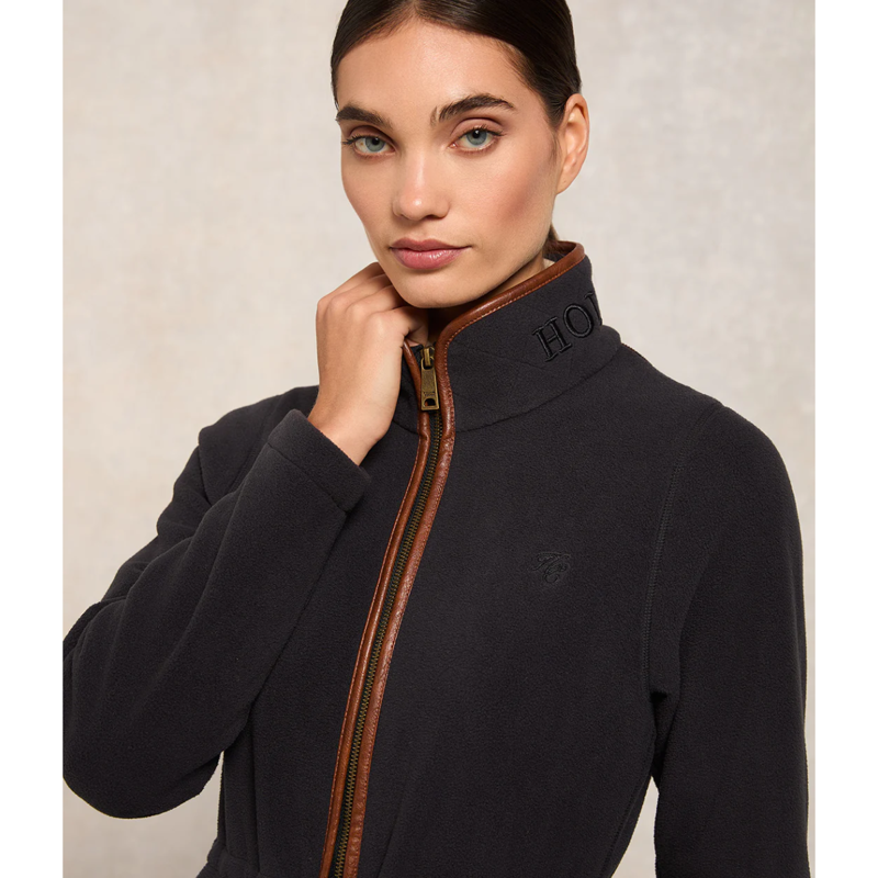 Holland Cooper Country Longline Fleece - Ink Navy-4