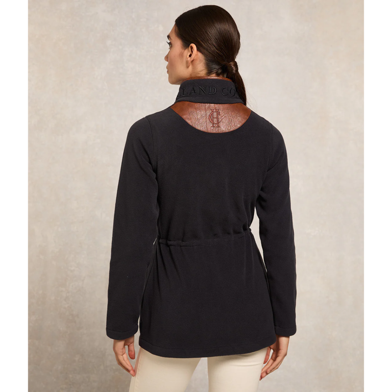Holland Cooper Country Longline Fleece - Ink Navy-2