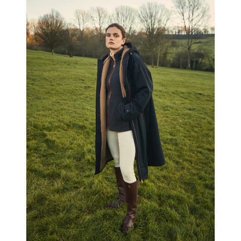 Holland Cooper Country Longline Fleece - Ink Navy-8