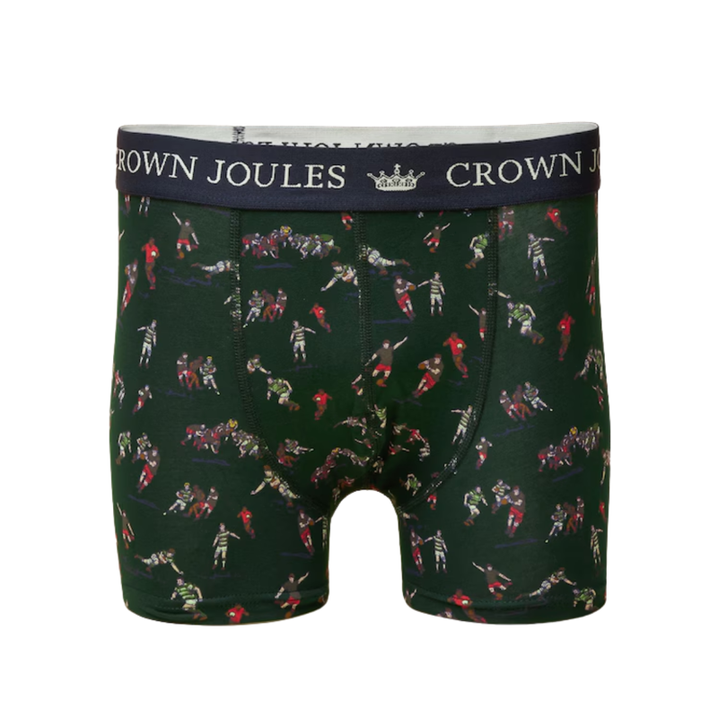 Joules Men's Crown Joules Pack of Two Underwear - Green-1