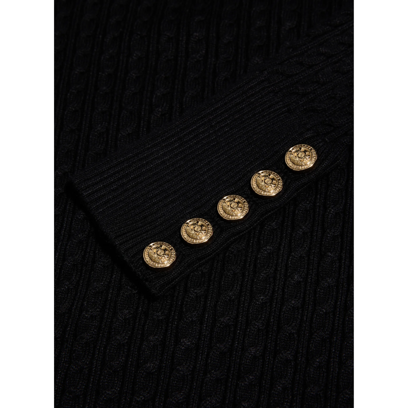 Holland Cooper Princeton Crew Neck Knit - Black-6