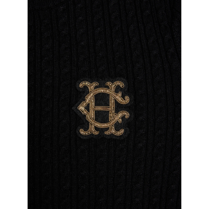 Holland Cooper Princeton Crew Neck Knit - Black-5