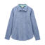 Joules Ladies Long Sleeve Cotton Shirt - Blue
