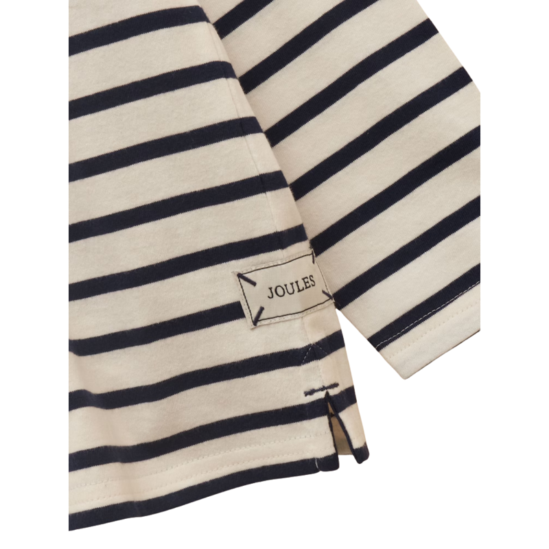 Joules Boys' Finlay Jonty Fox Long Sleeve Top - Cream/Navy-3