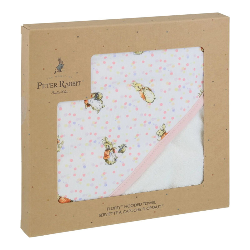 Flopsy Baby Collection Hooded Towel by Beatrix Potter-2