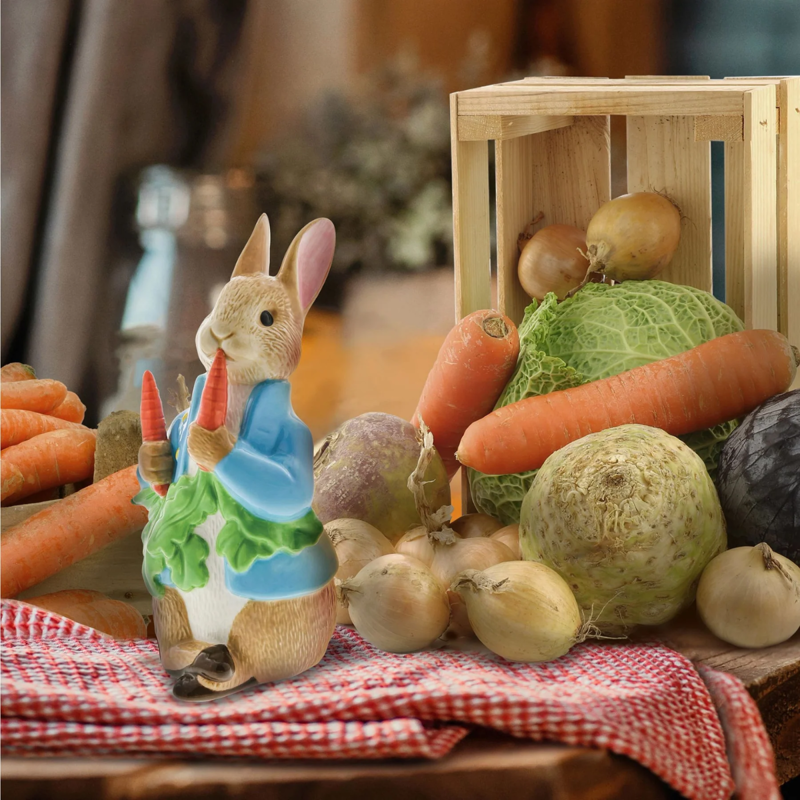 Peter Rabbit with Radishes Porcelain Figurine - Limited Edition-3