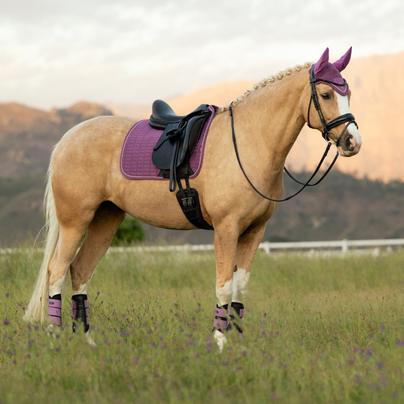 LeMieux Suede Dressage Square - Mallow-2
