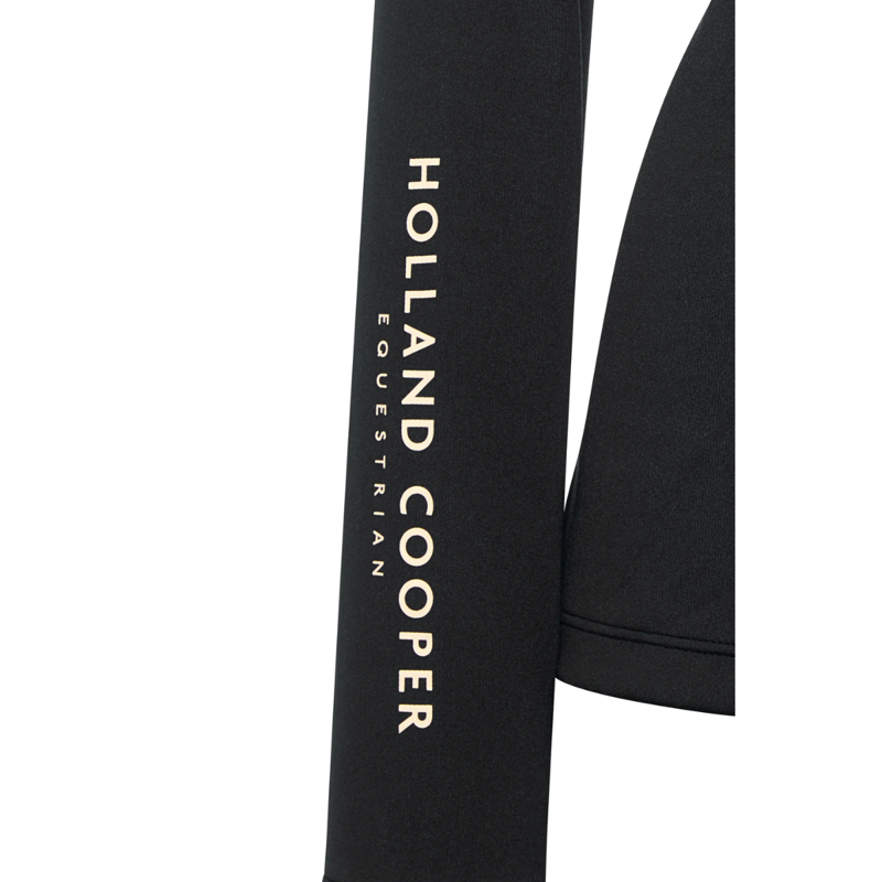 Holland Cooper Chiltern Long Sleeve Polo Shirt - Black-5