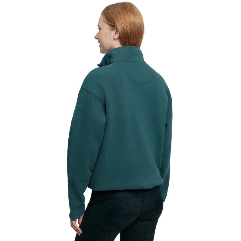 LeMieux Kelsie Quarter Neck Sweat - Jungle-2