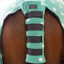 Supreme Products Dotty Fleece Tail Guard - Gorgeous Green