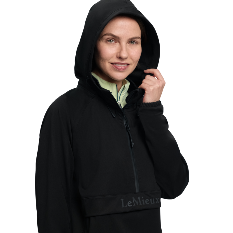LeMieux Perri Half Zip Waterproof Jacket - Black-3