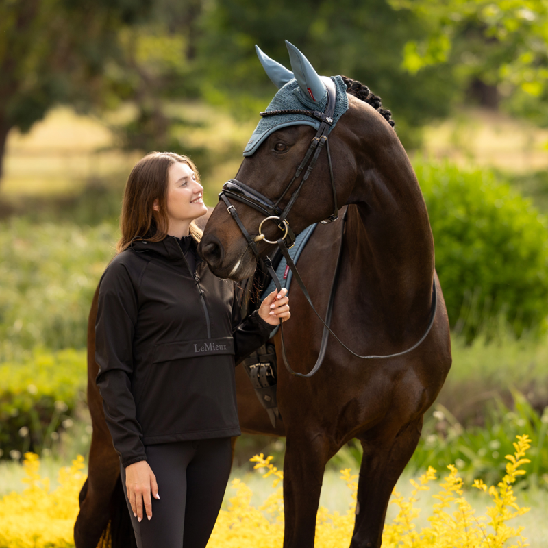 LeMieux Perri Half Zip Waterproof Jacket - Black-6