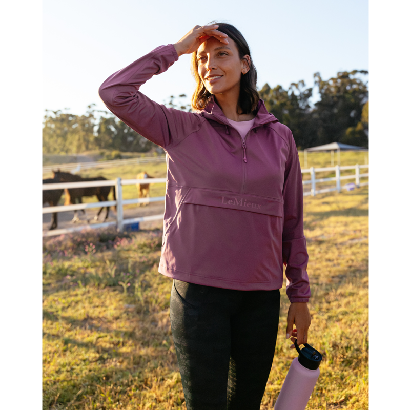 LeMieux Perri Half Zip Waterproof Jacket - Mallow-6