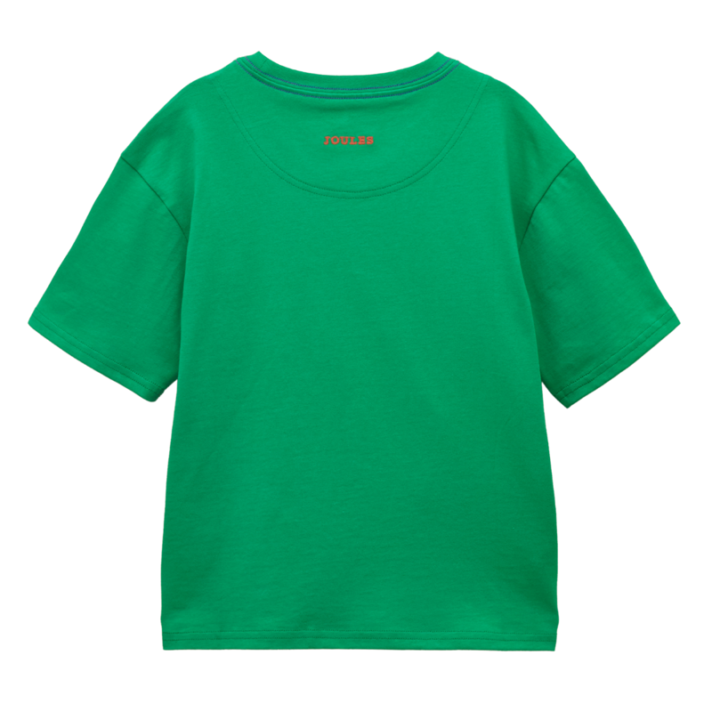 Joules Boys' Archie Applique Graphic T-Shirt - Green-1