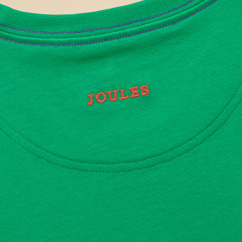 Joules Boys' Archie Applique Graphic T-Shirt - Green-3