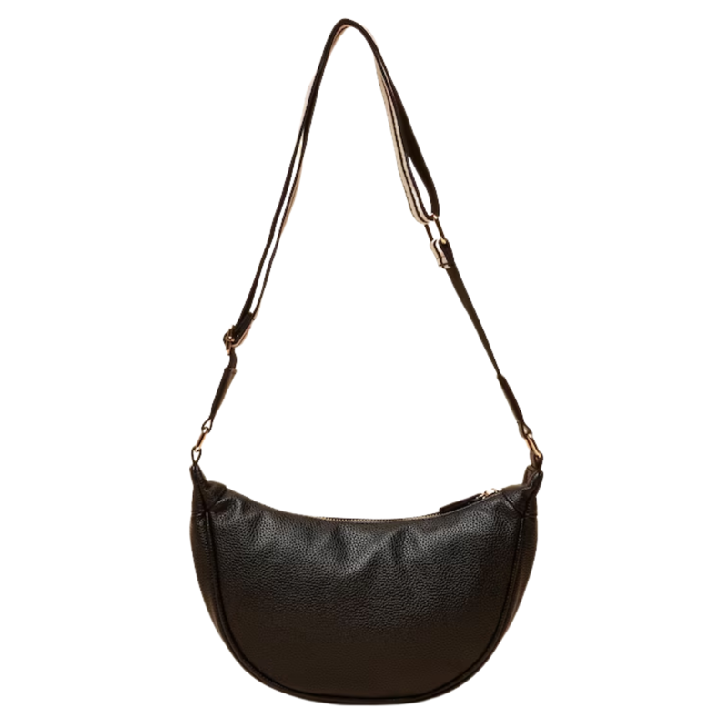Joules Jade Half Moon Adjustable Cross Body Bag - Black-2