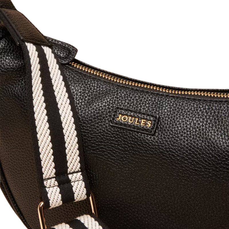Joules Jade Half Moon Adjustable Cross Body Bag - Black-4