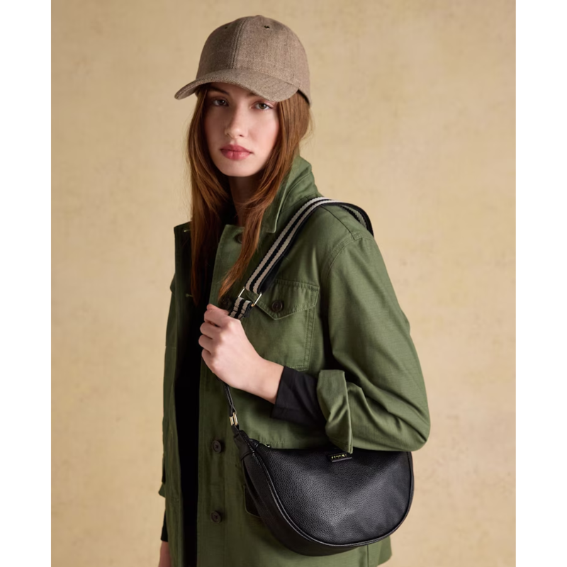 Joules Jade Half Moon Adjustable Cross Body Bag - Black-5