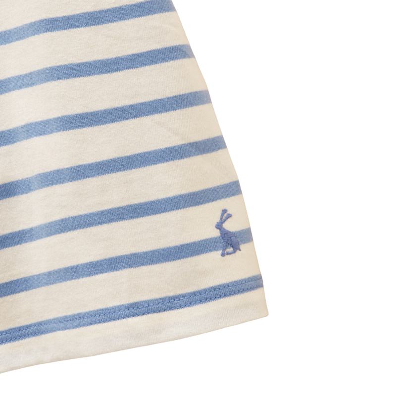 Joules Girls' Astra Applique Cotton T-Shirt - Blue Horse-4