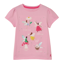 Joules Girls' Astra Applique Cotton T-Shirt - Pink