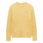 Joules Ladies Classic Cable Jumper - Yellow