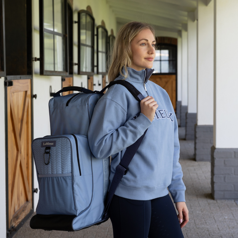LeMieux Boot and Hat Bag - Powder Blue-1
