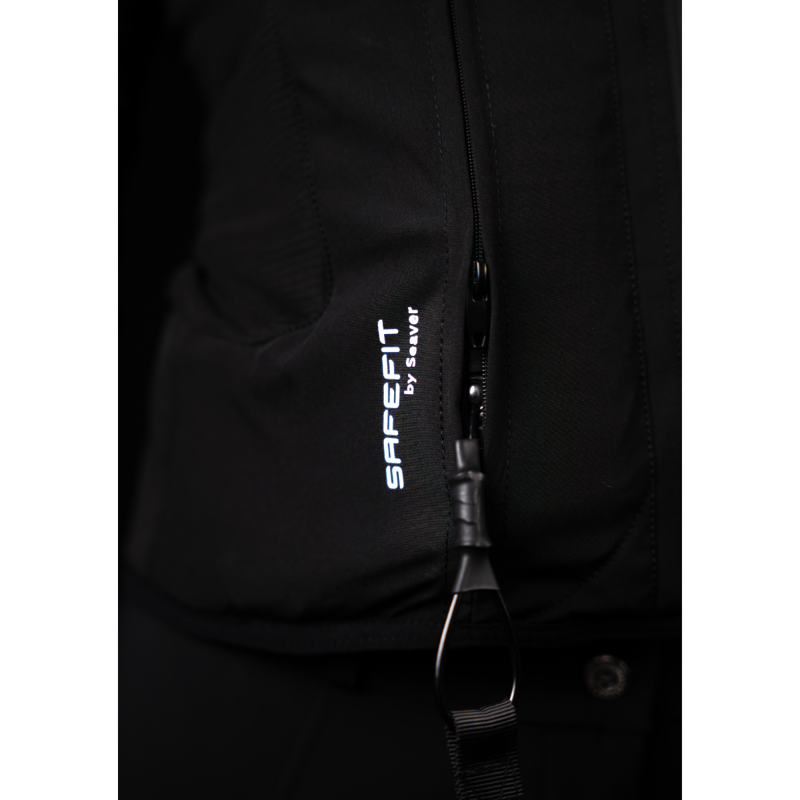 Seaver Safefit Crystal Rain Airbag Vest - Black-10