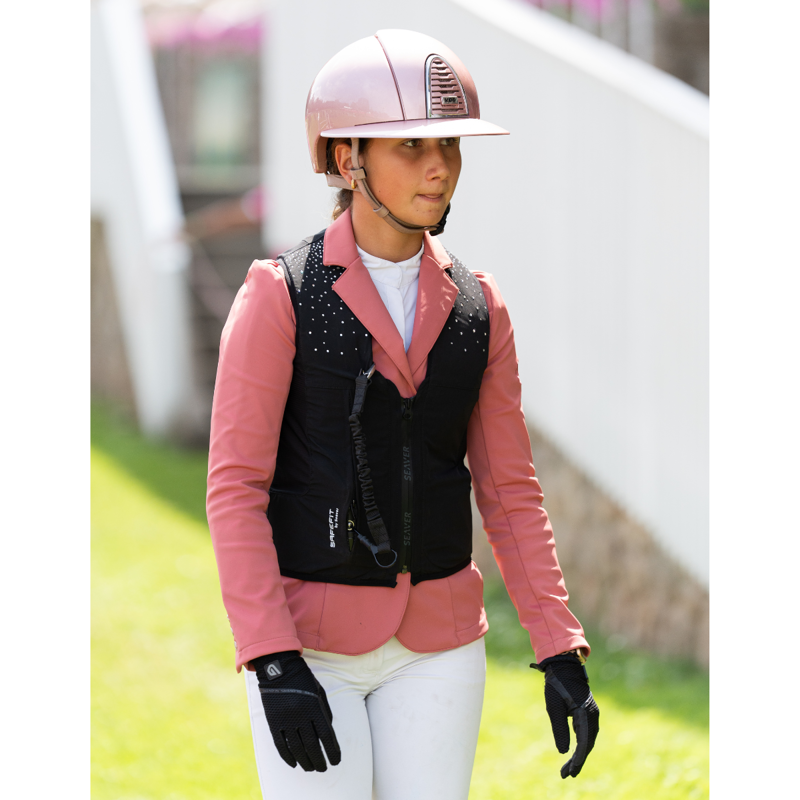 Seaver Safefit Crystal Rain Airbag Vest - Black-3
