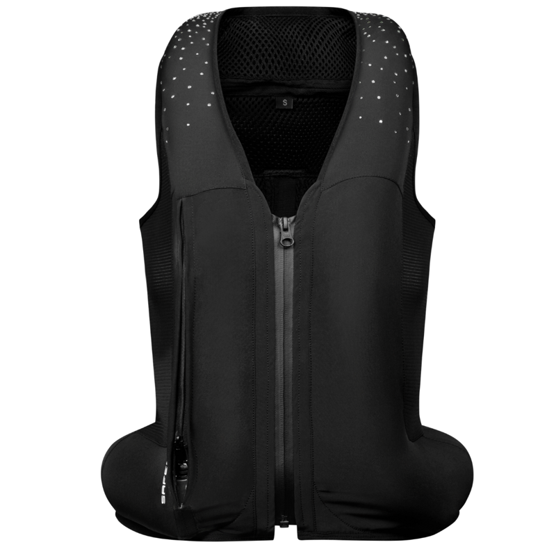 Seaver Safefit Crystal Rain Airbag Vest - Black-1