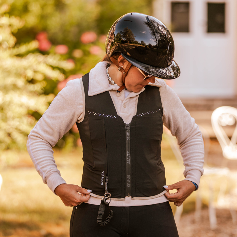 Seaver Safefit Victory Airbag Vest - Black-3