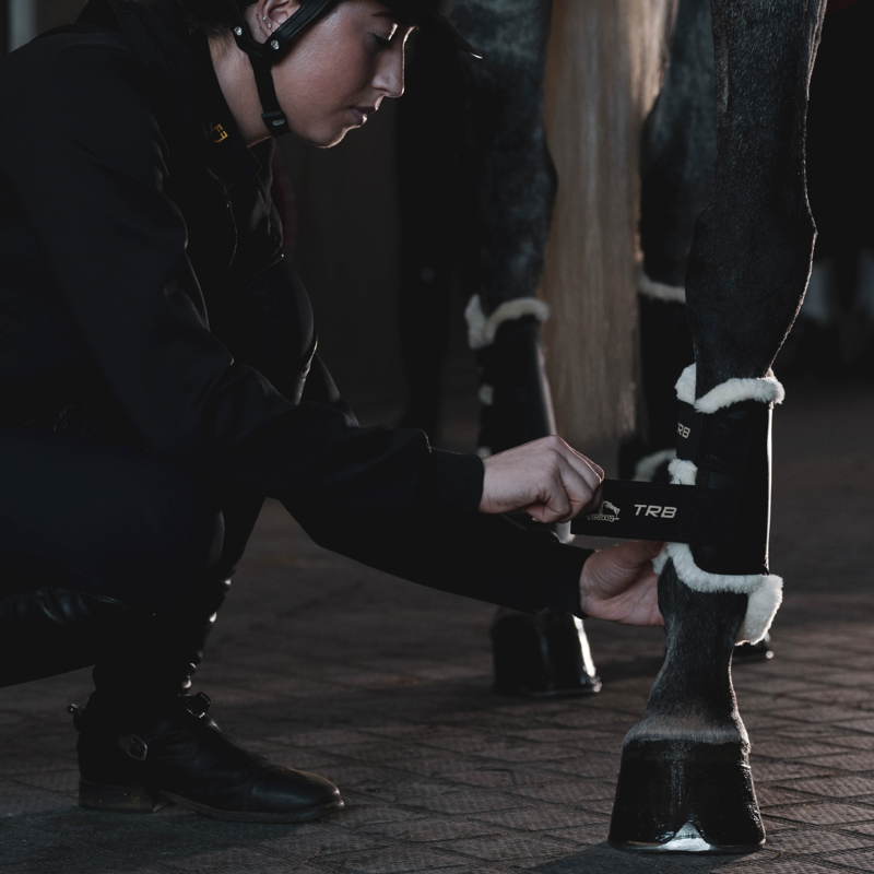 Veredus TRB Save The Sheep Rear Brushing Boots - Black-2