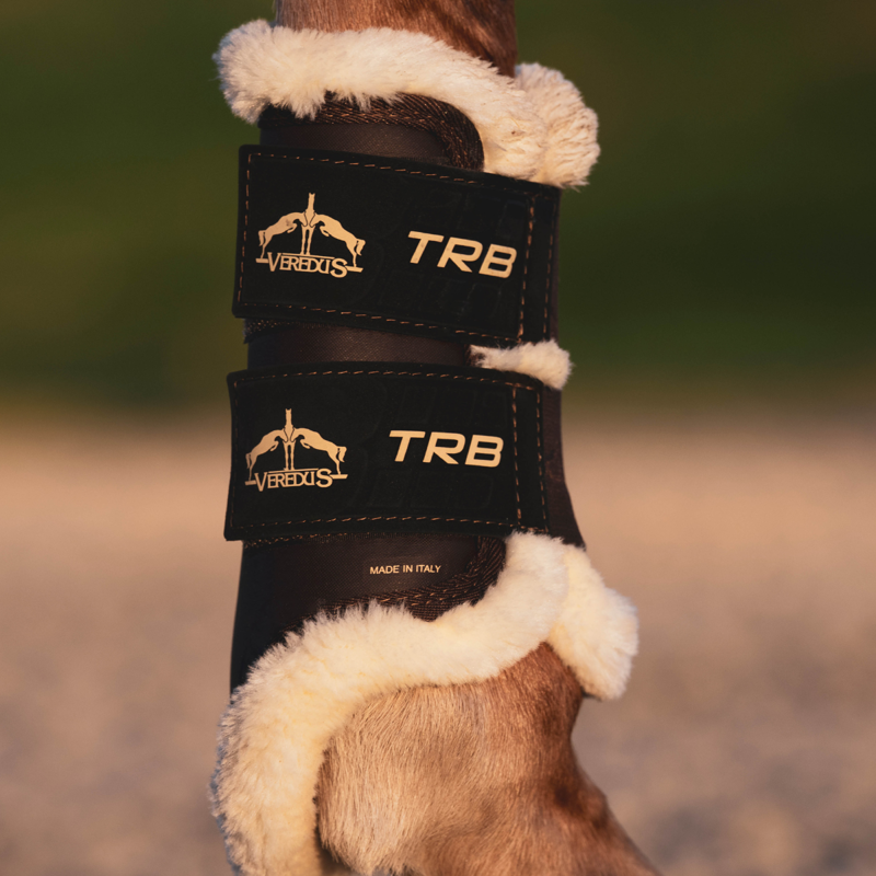 Veredus TRB Save The Sheep Front Brushing Boots - Black-2