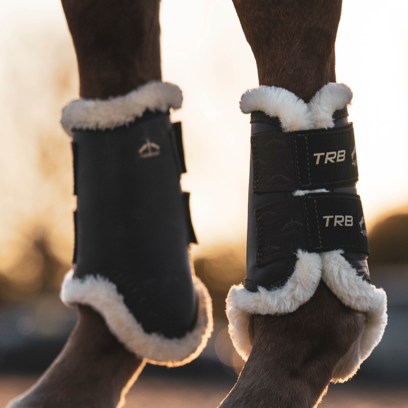 Veredus TRB Save The Sheep Front Brushing Boots - Black-1