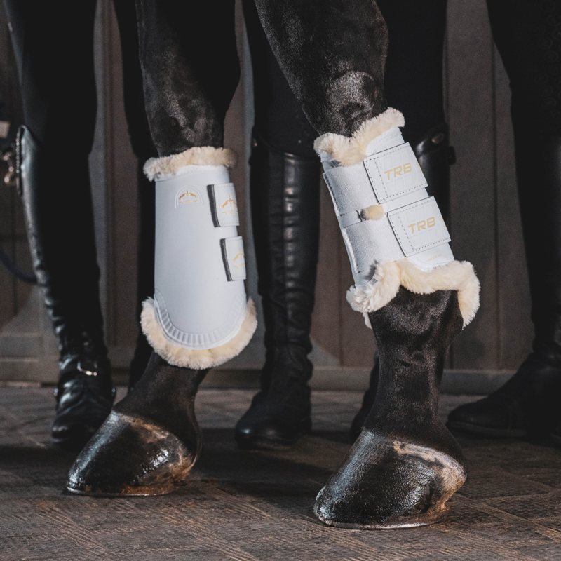 Veredus TRB Save The Sheep Front Brushing Boots - White-2