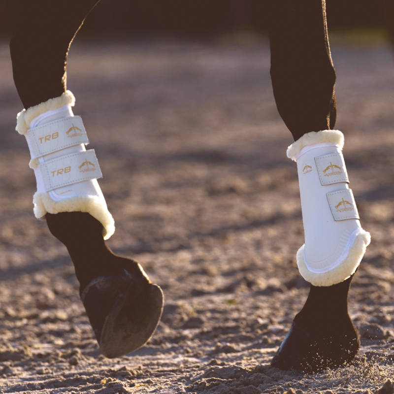 Veredus TRB Save The Sheep Front Brushing Boots - White-3