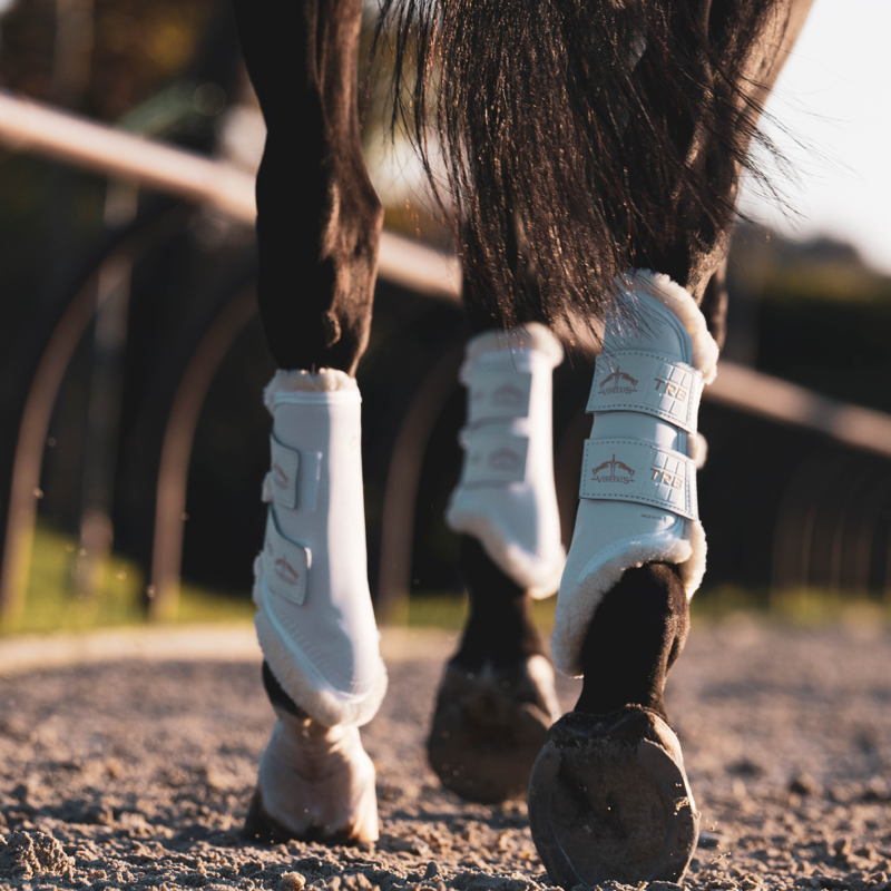 Veredus TRB Save The Sheep Rear Brushing Boots - White-1