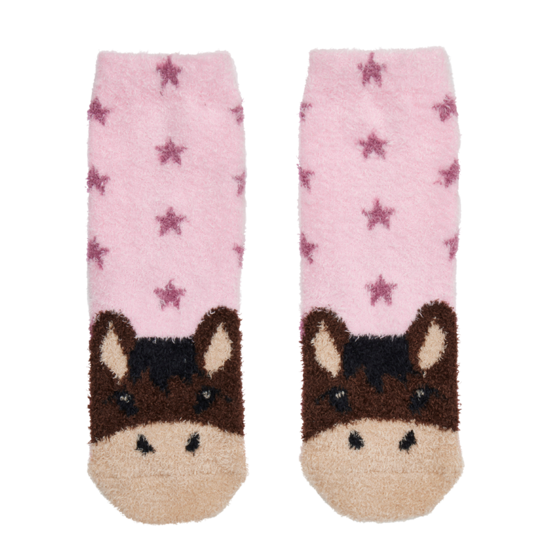 LeMieux Mini Fluffy Character Socks - Gracie-2
