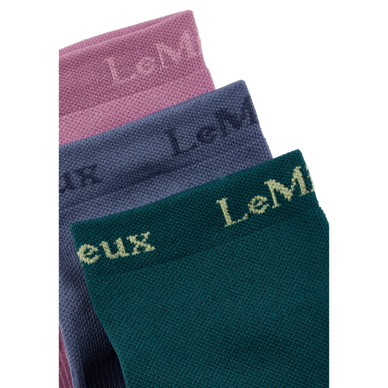 LeMieux Trainer Socks 3 Pack - Multi-1