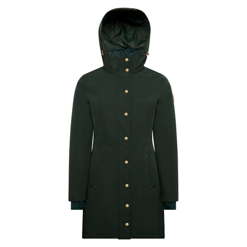 Holland Cooper Team Waterproof Coat - Ivy Green-4